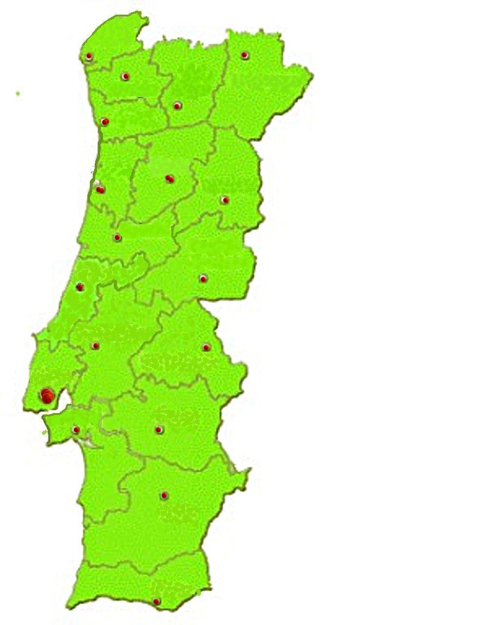 karte portugal map